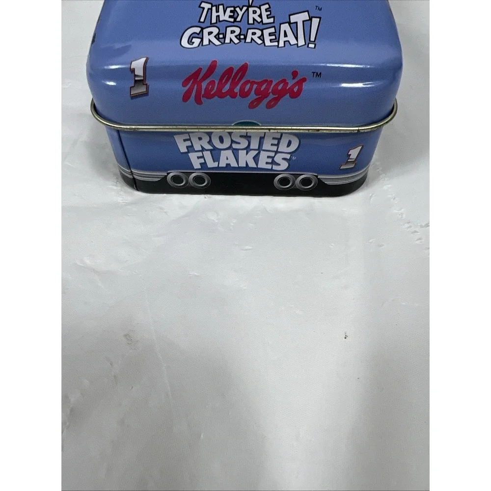 Kellogg's Frosted Flakes Car Tin 1998‎ Tony The Tiger Racing Container Kellog